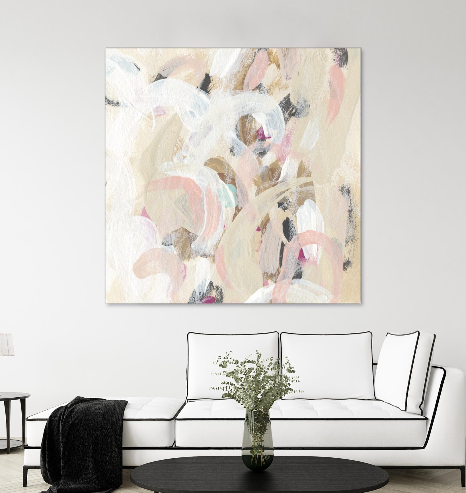 Carnivale I by June Erica Vess on GIANT ART - pink- purple abstract