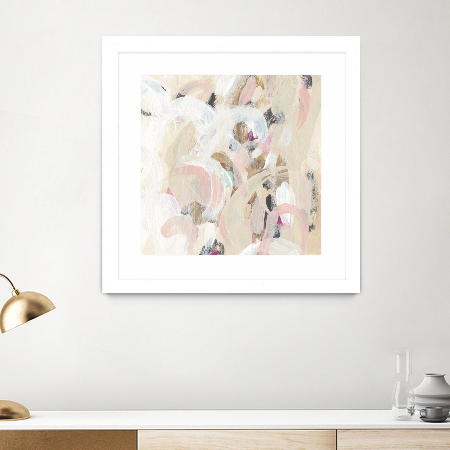 Carnivale I by June Erica Vess on GIANT ART - pink- purple abstract