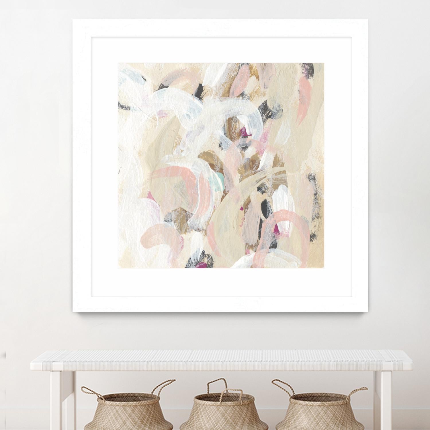 Carnivale I by June Erica Vess on GIANT ART - pink- purple abstract