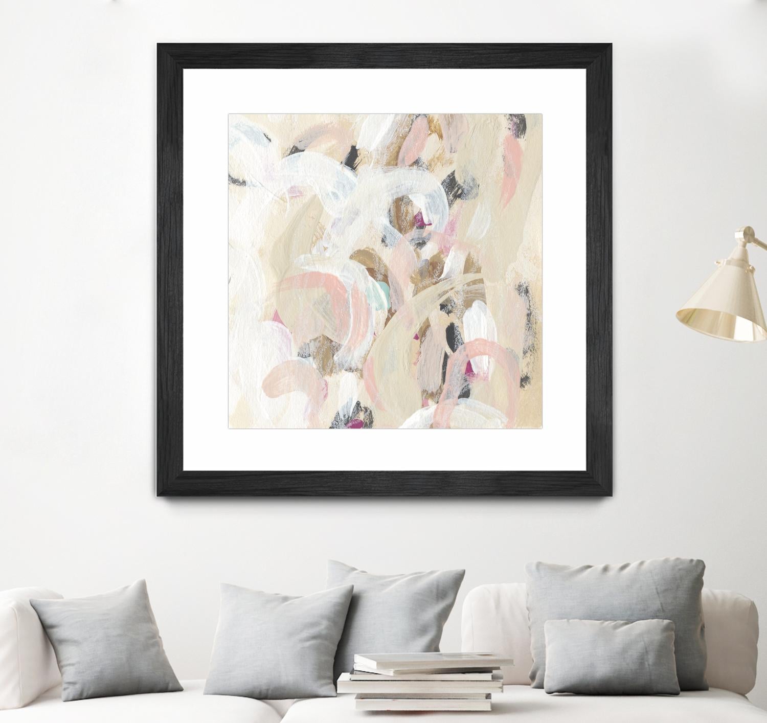 Carnivale I by June Erica Vess on GIANT ART - pink- purple abstract