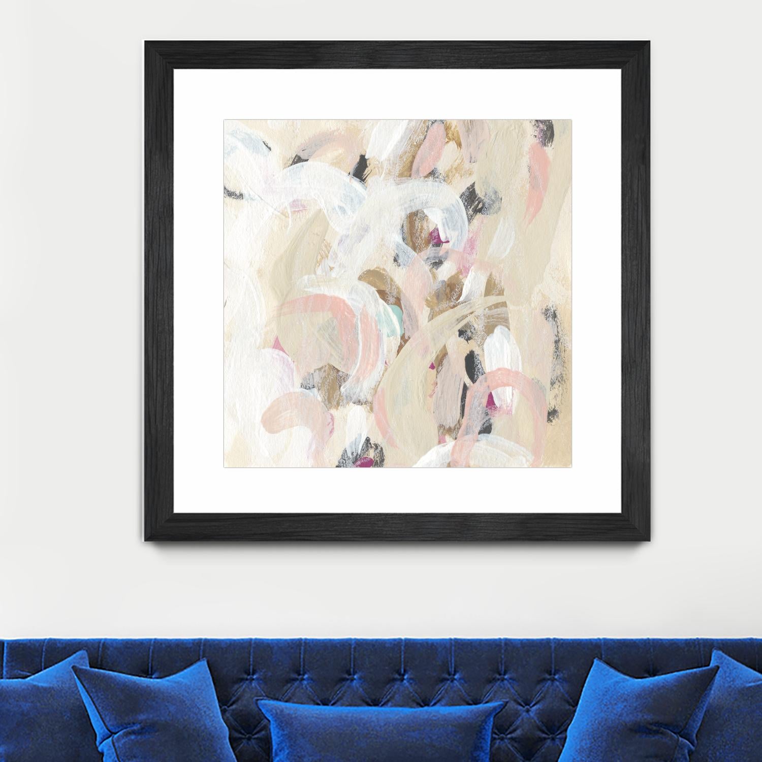 Carnivale I by June Erica Vess on GIANT ART - pink- purple abstract