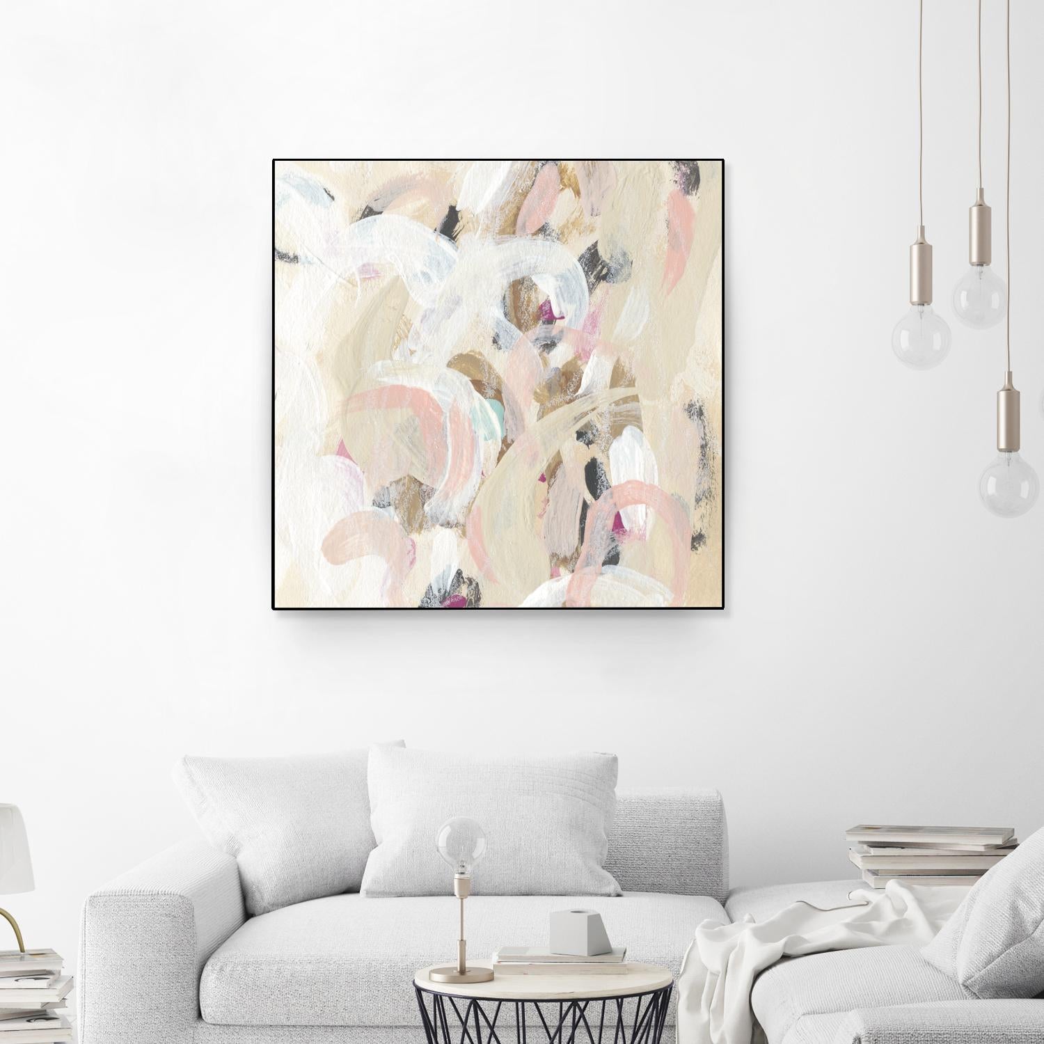 Carnivale I by June Erica Vess on GIANT ART - pink- purple abstract