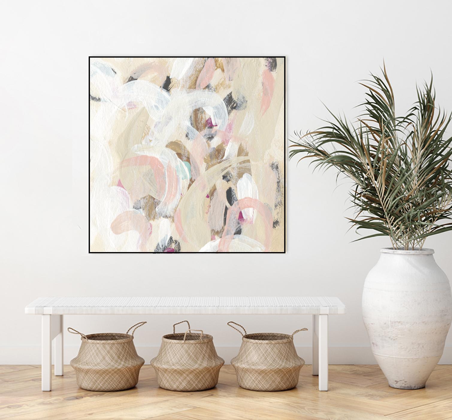 Carnivale I by June Erica Vess on GIANT ART - pink- purple abstract