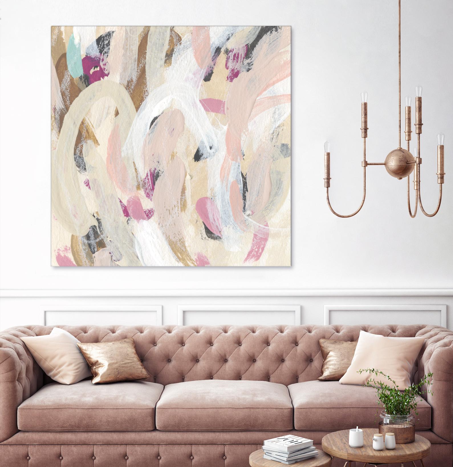 Carnivale IV by June Erica Vess on GIANT ART - pink- purple abstract