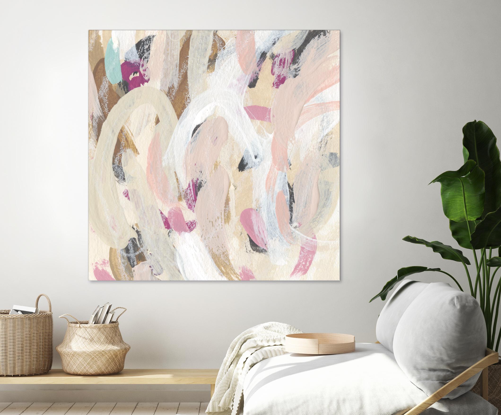 Carnivale IV by June Erica Vess on GIANT ART - pink- purple abstract