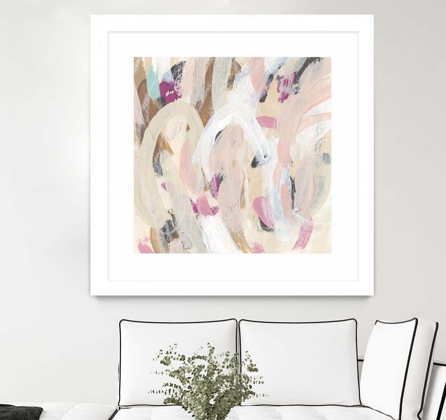 Carnivale IV by June Erica Vess on GIANT ART - pink- purple abstract