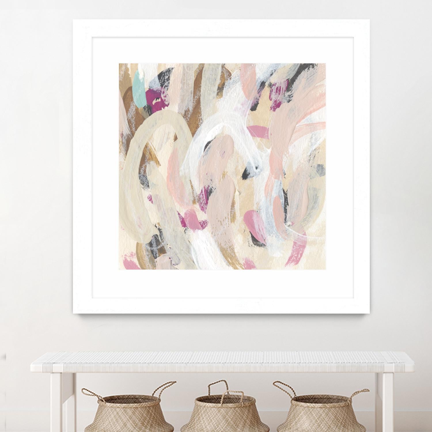 Carnivale IV by June Erica Vess on GIANT ART - pink- purple abstract