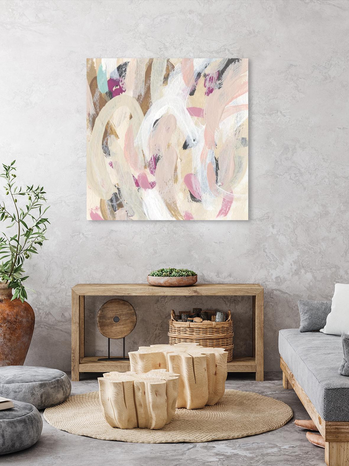 Carnivale IV by June Erica Vess on GIANT ART - pink- purple abstract