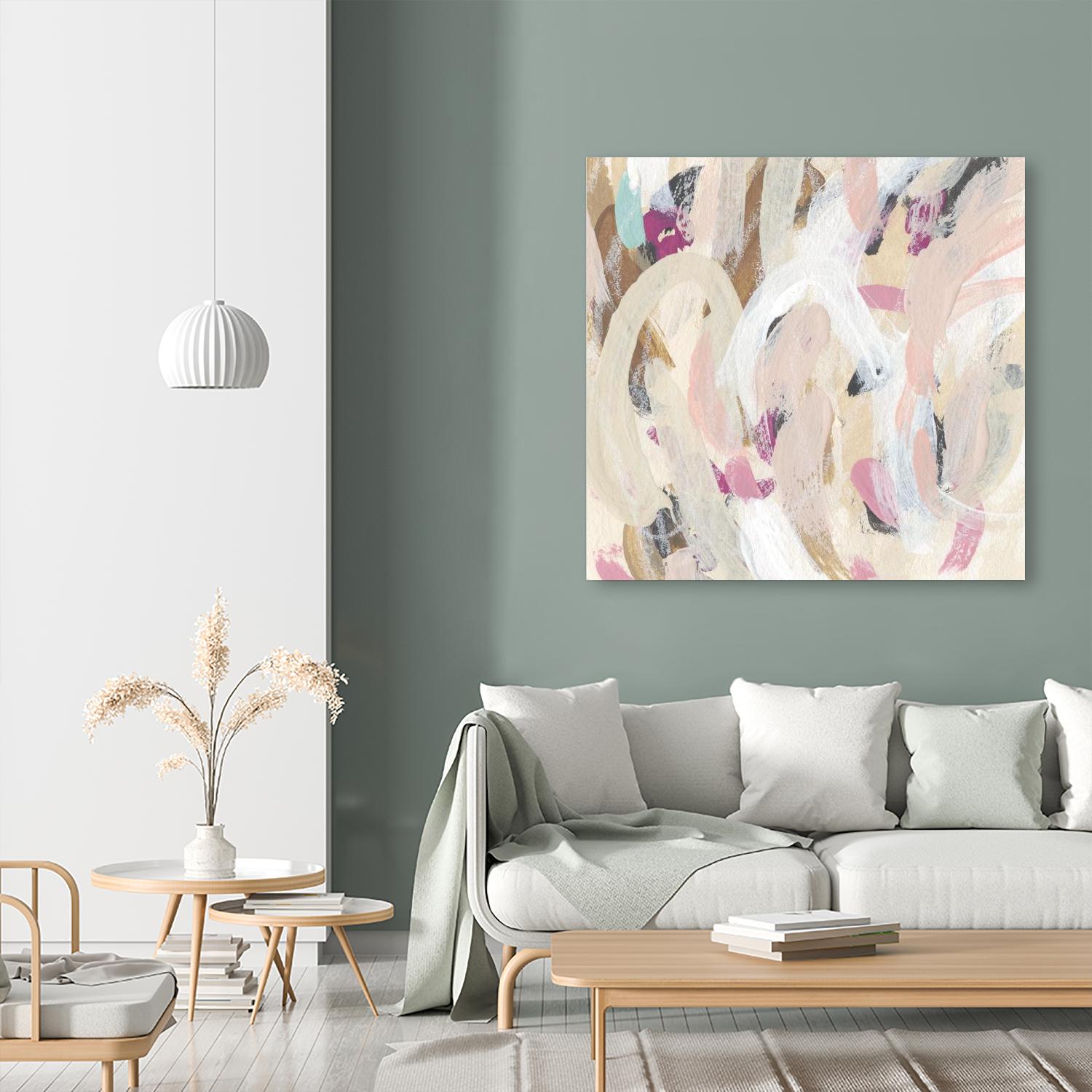 Carnivale IV by June Erica Vess on GIANT ART - pink- purple abstract