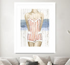 Bygone Bathers II by Grace Popp on GIANT ART - red fashion
