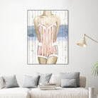 Bygone Bathers II by Grace Popp on GIANT ART - red fashion