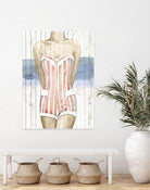 Bygone Bathers II by Grace Popp on GIANT ART - red fashion