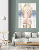 Bygone Bathers II by Grace Popp on GIANT ART - red fashion