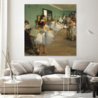 The Dance Class by Edgar Degas on GIANT ART - brown fashion