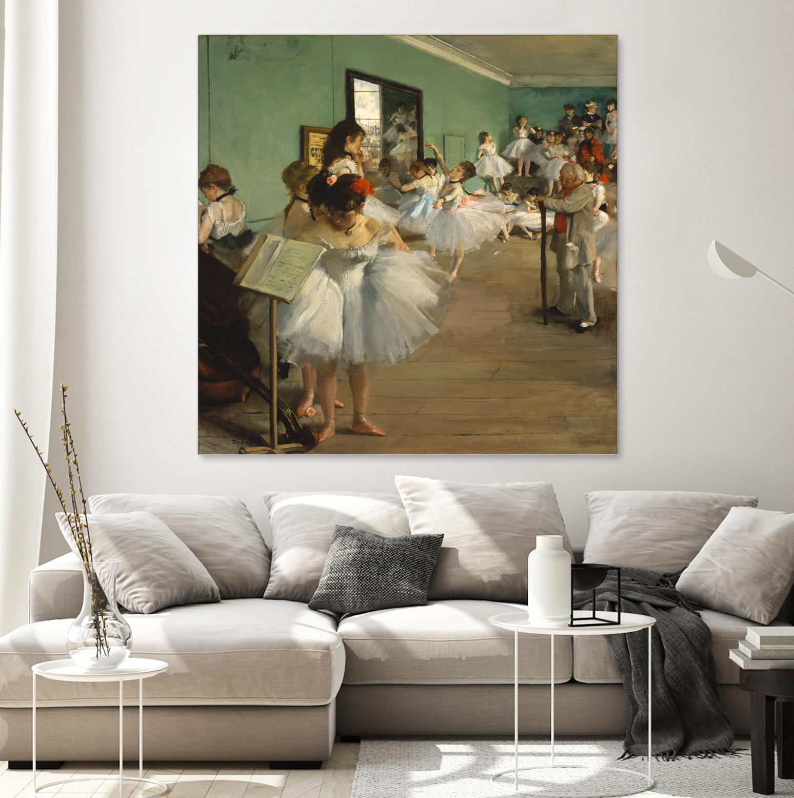 The Dance Class by Edgar Degas on GIANT ART - brown fashion