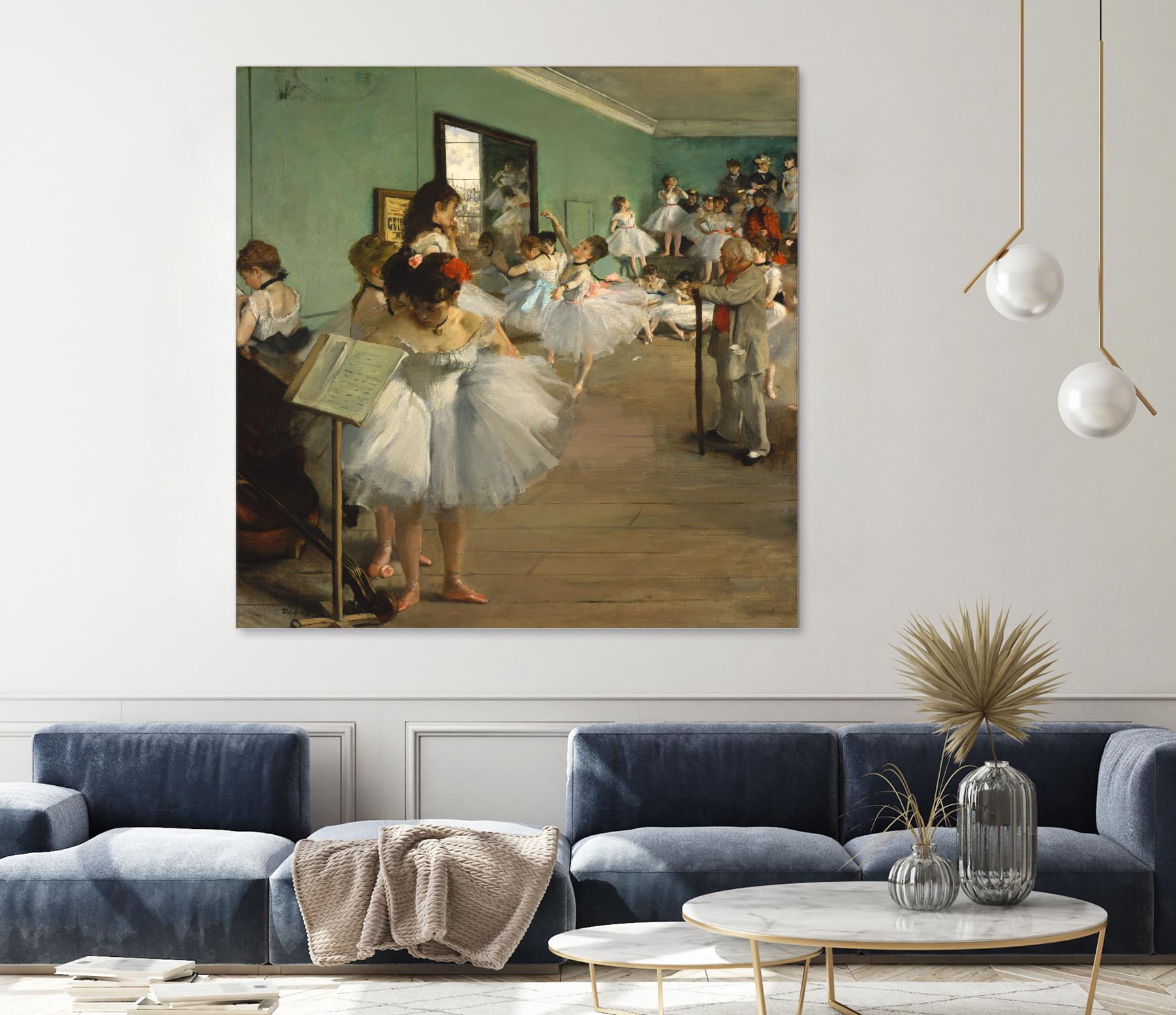 The Dance Class by Edgar Degas on GIANT ART - brown fashion
