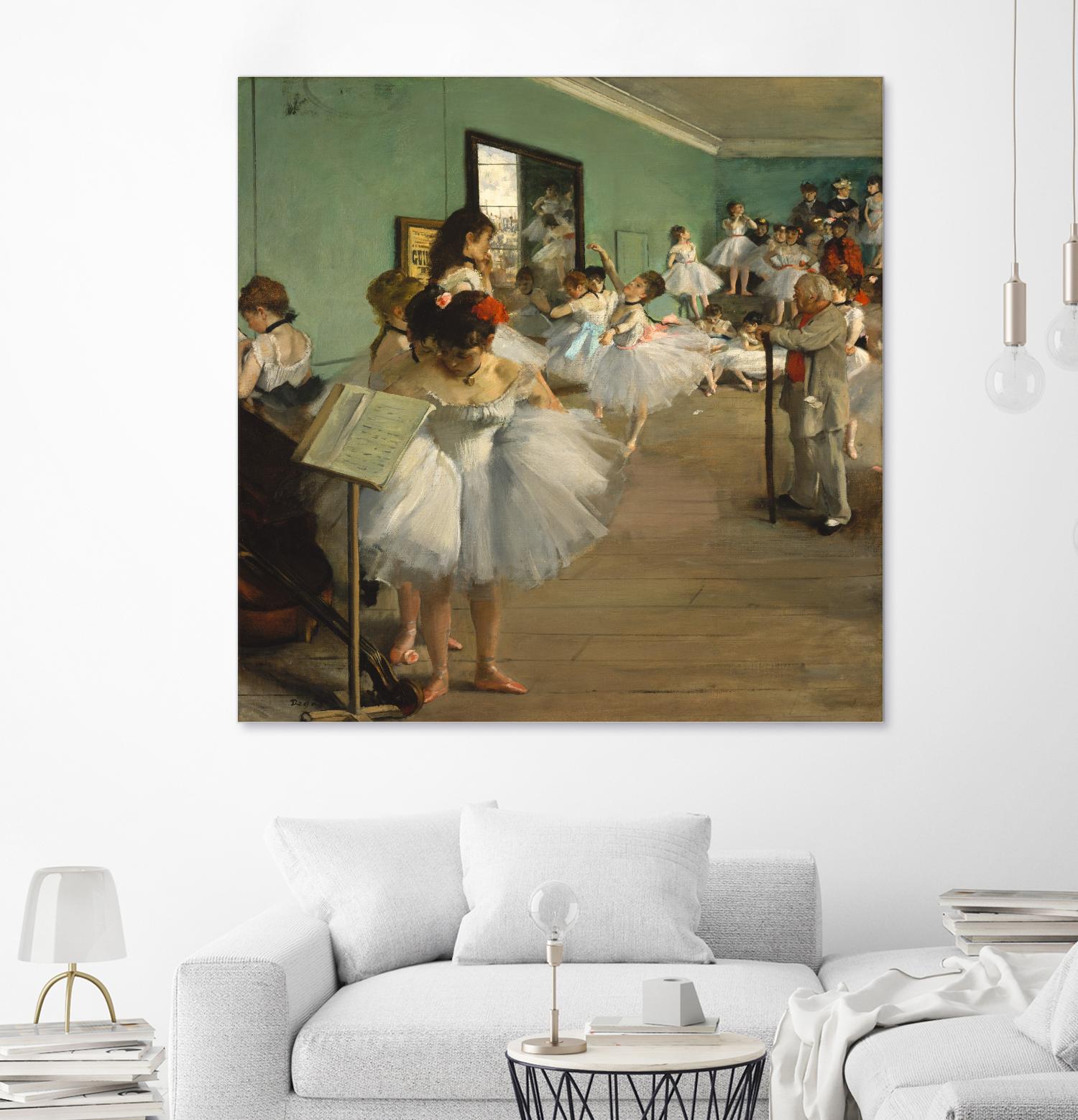 The Dance Class by Edgar Degas on GIANT ART - brown fashion