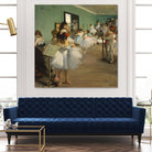 The Dance Class by Edgar Degas on GIANT ART - brown fashion
