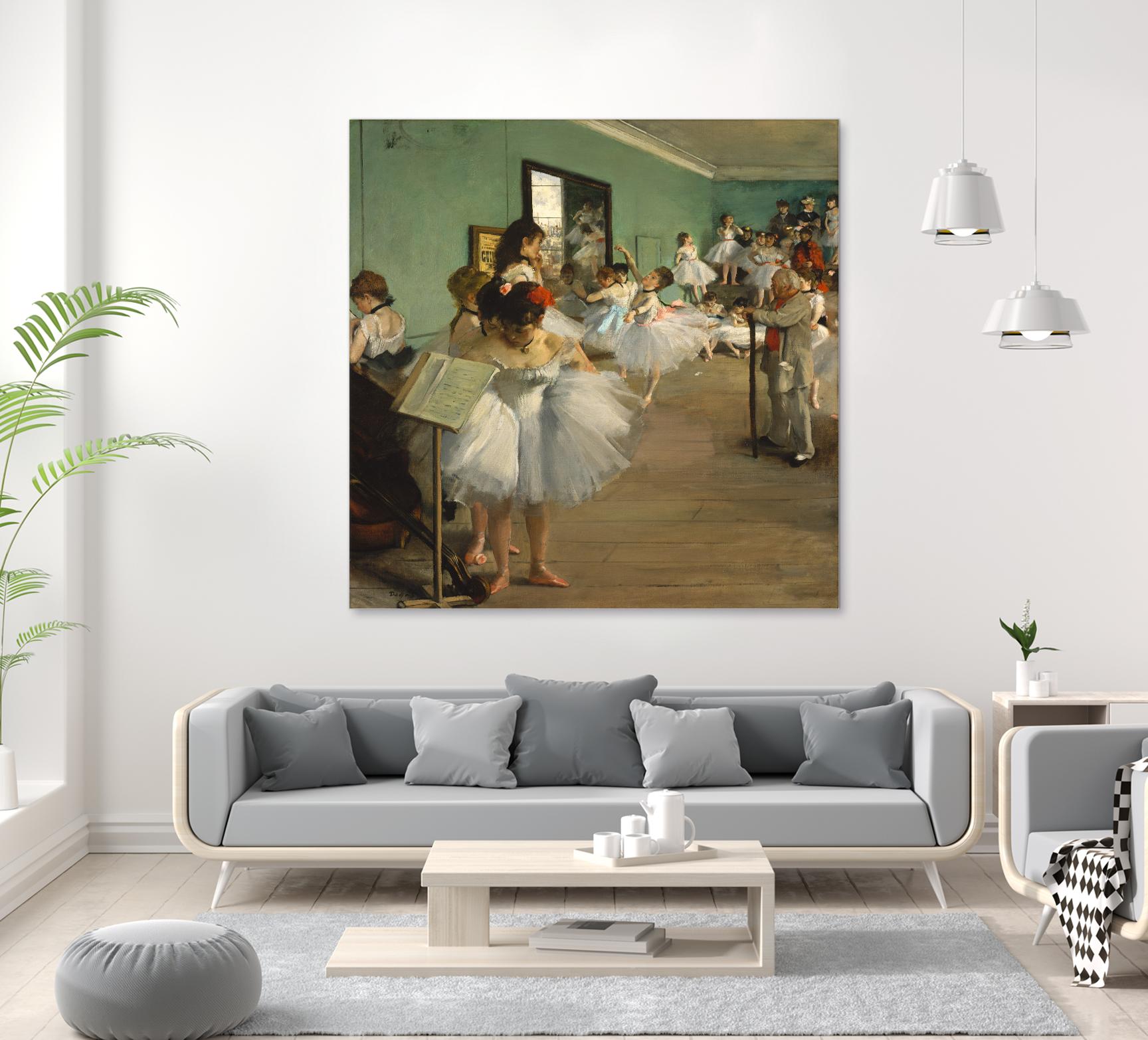 The Dance Class by Edgar Degas on GIANT ART - brown fashion