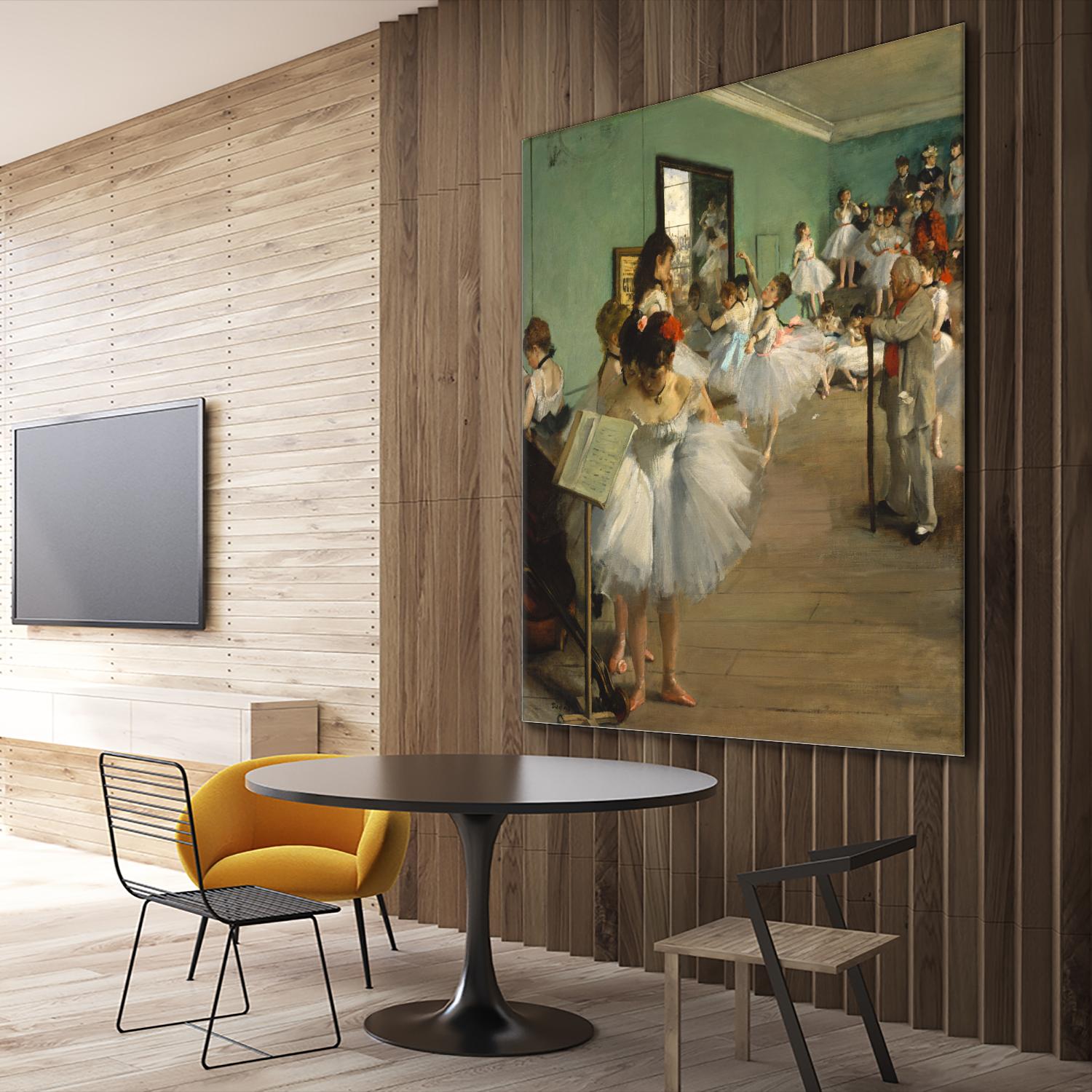 The Dance Class by Edgar Degas on GIANT ART - brown fashion