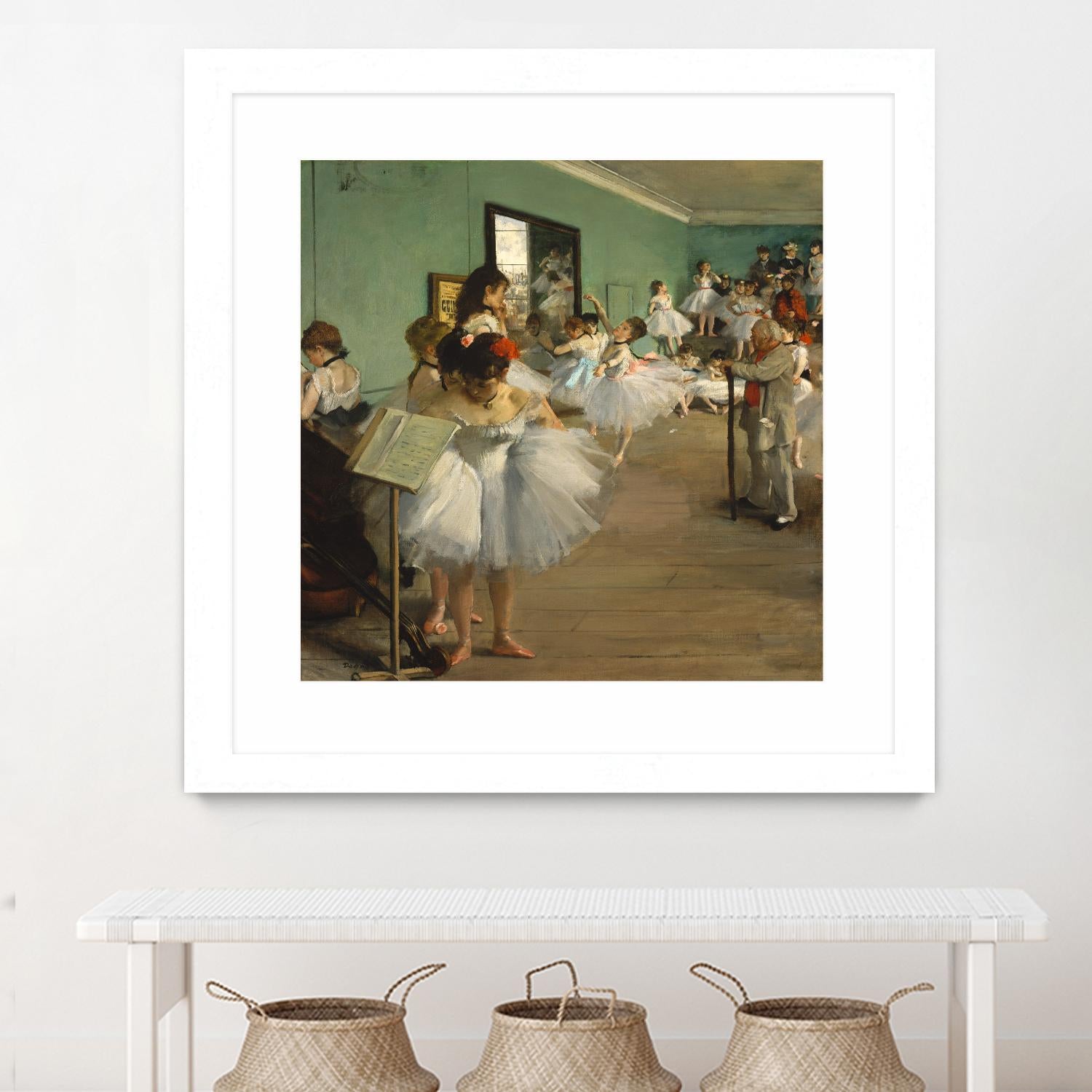 The Dance Class by Edgar Degas on GIANT ART - brown fashion