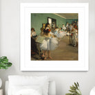 The Dance Class by Edgar Degas on GIANT ART - brown fashion
