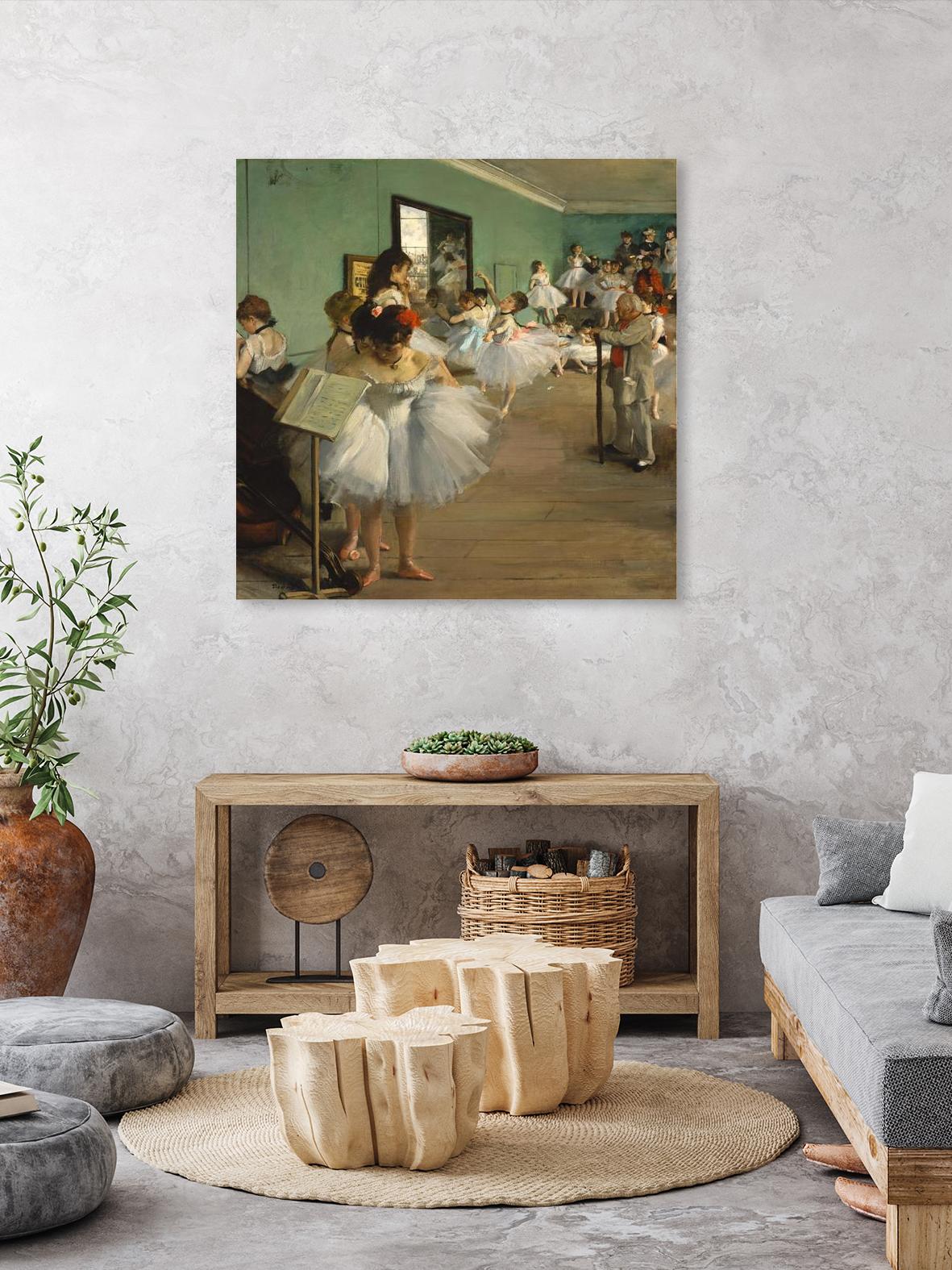 The Dance Class by Edgar Degas on GIANT ART - brown fashion