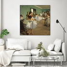 The Dance Class by Edgar Degas on GIANT ART - brown fashion