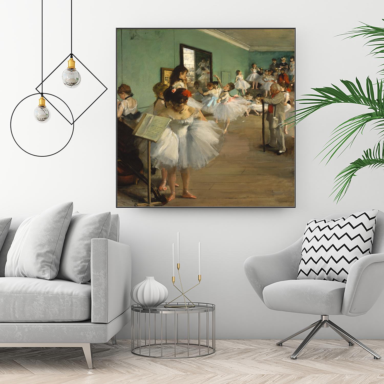 The Dance Class by Edgar Degas on GIANT ART - brown fashion