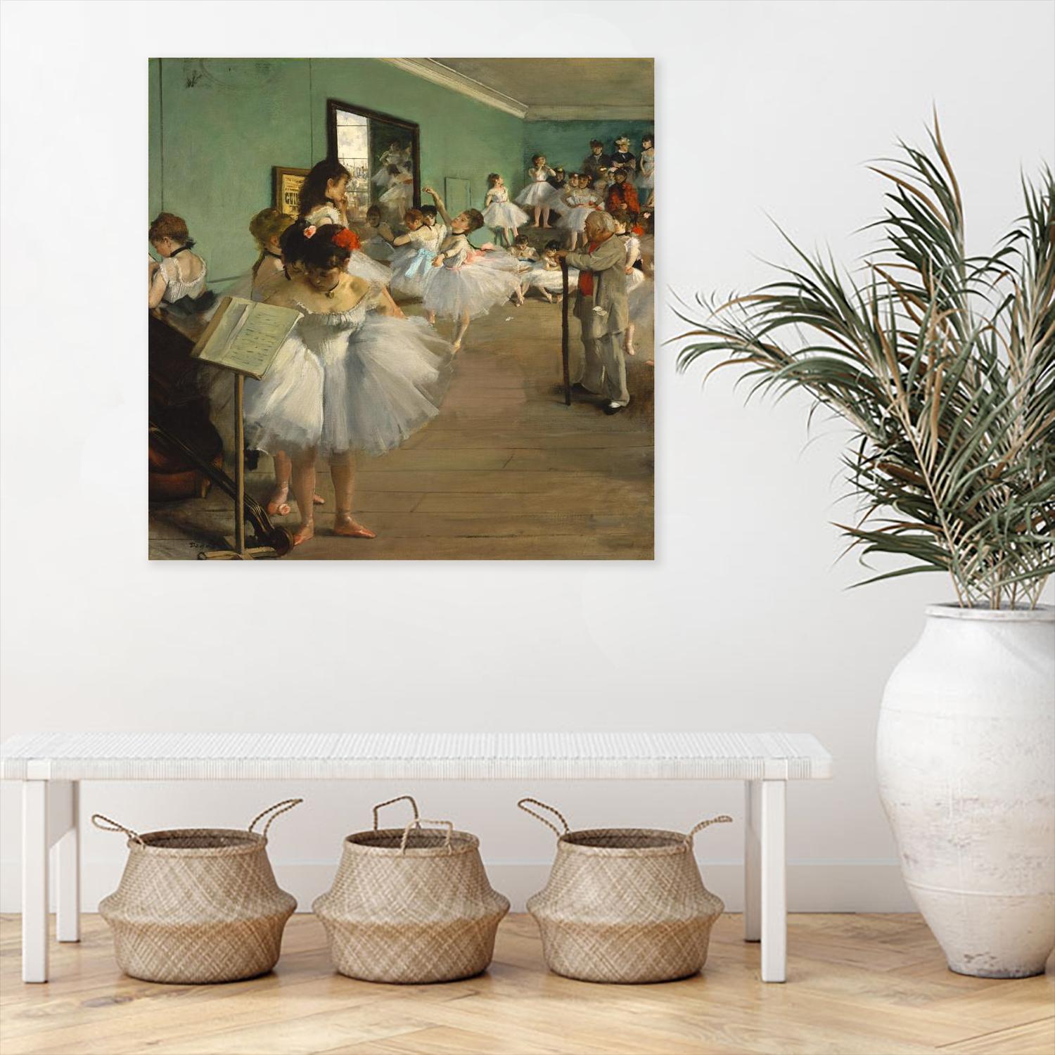 The Dance Class by Edgar Degas on GIANT ART - brown fashion