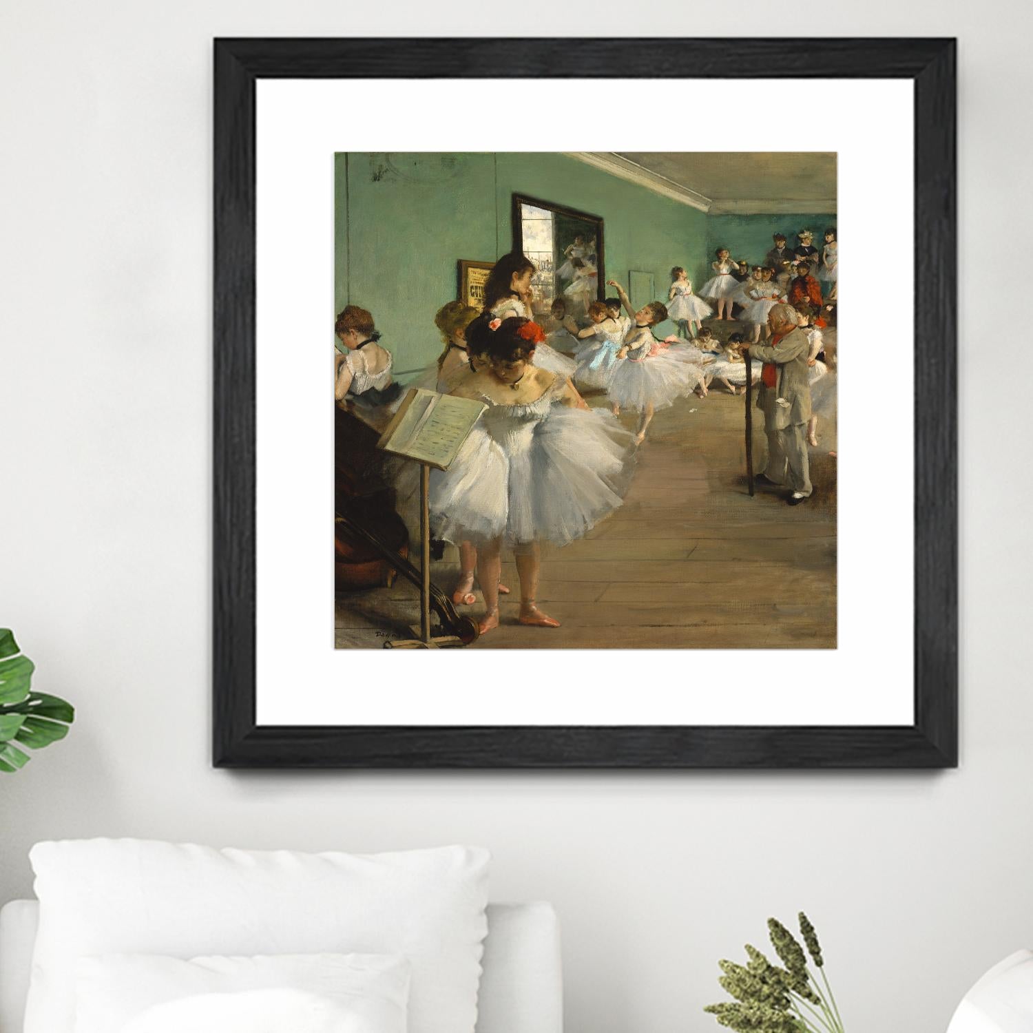 The Dance Class by Edgar Degas on GIANT ART - brown fashion