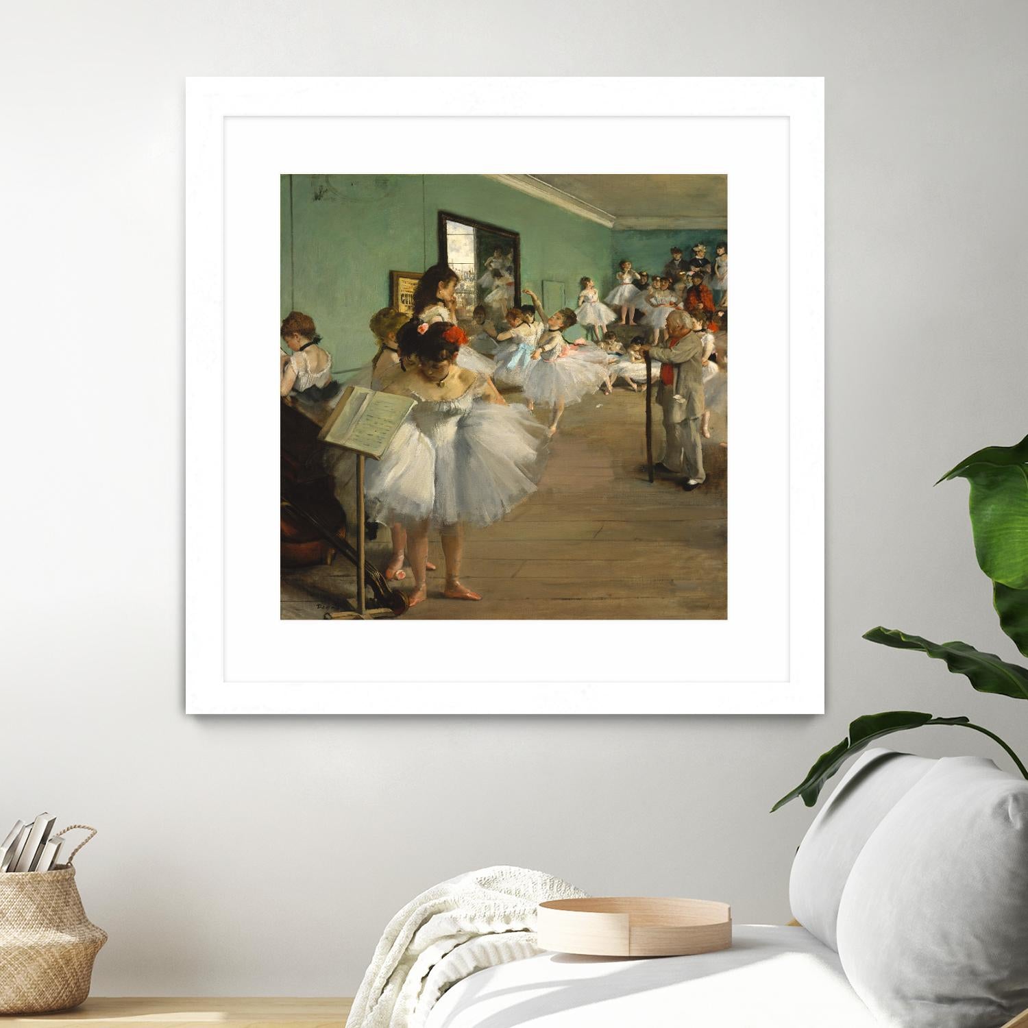 The Dance Class by Edgar Degas on GIANT ART - brown fashion