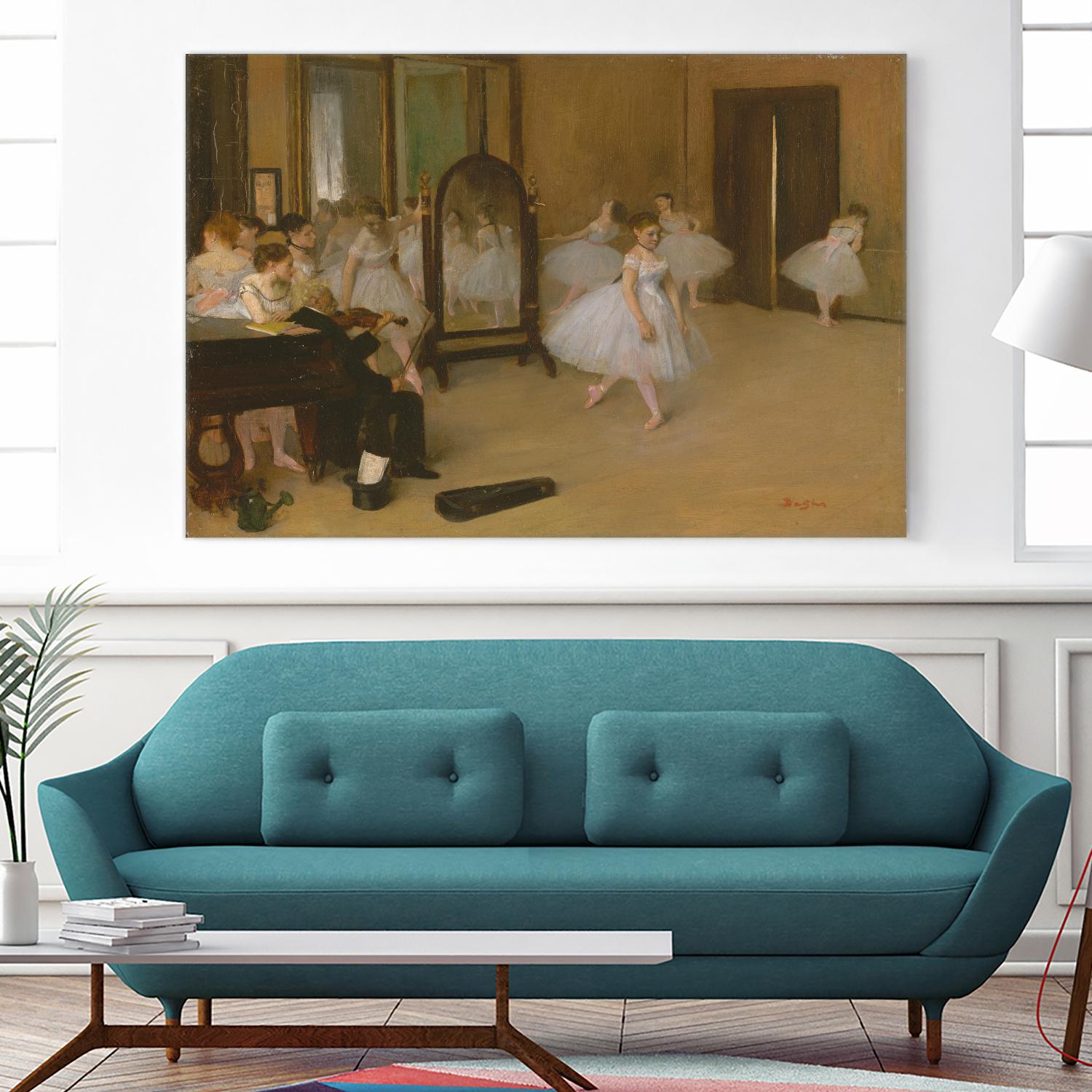 The Dancing Class by Edgar Degas on GIANT ART - brown fashion