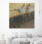 Dancers Practicing at the Barre by Edgar Degas on GIANT ART - brown fashion