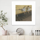 Dancers Practicing at the Barre by Edgar Degas on GIANT ART - brown fashion