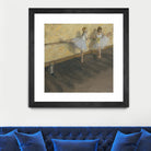 Dancers Practicing at the Barre by Edgar Degas on GIANT ART - brown fashion
