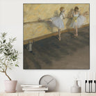 Dancers Practicing at the Barre by Edgar Degas on GIANT ART - brown fashion