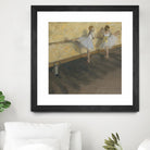 Dancers Practicing at the Barre by Edgar Degas on GIANT ART - brown fashion