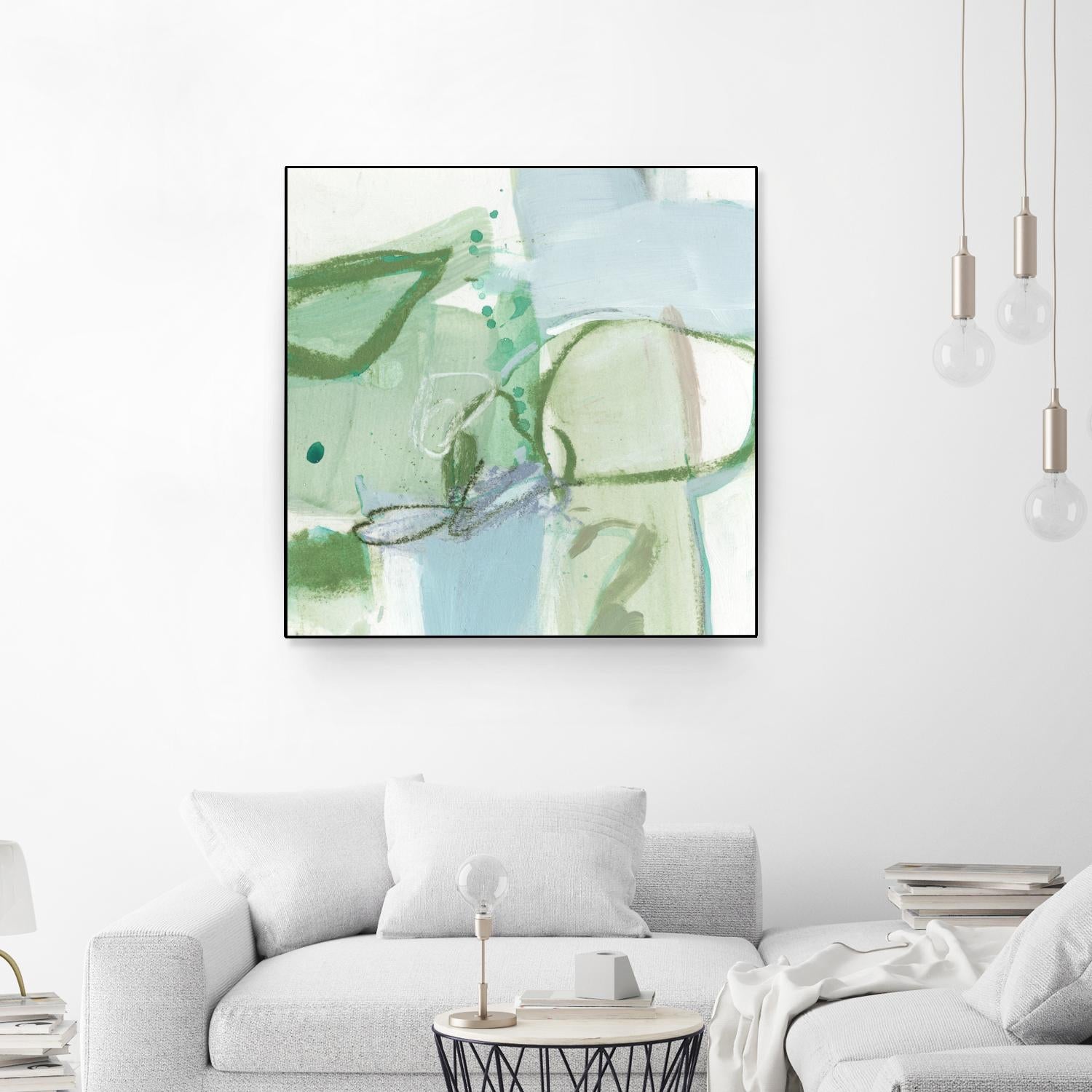 Olive I by Christina Long on GIANT ART - green abstract