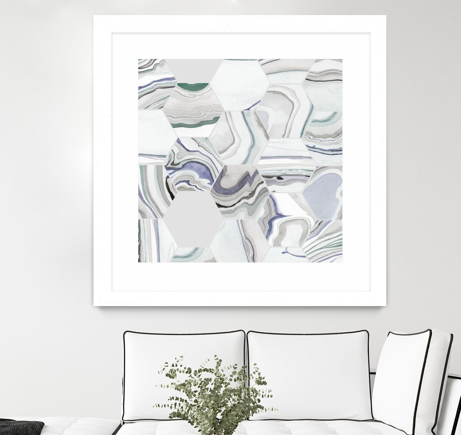 Tranquil Tide I by Grace Popp on GIANT ART - pink abstract