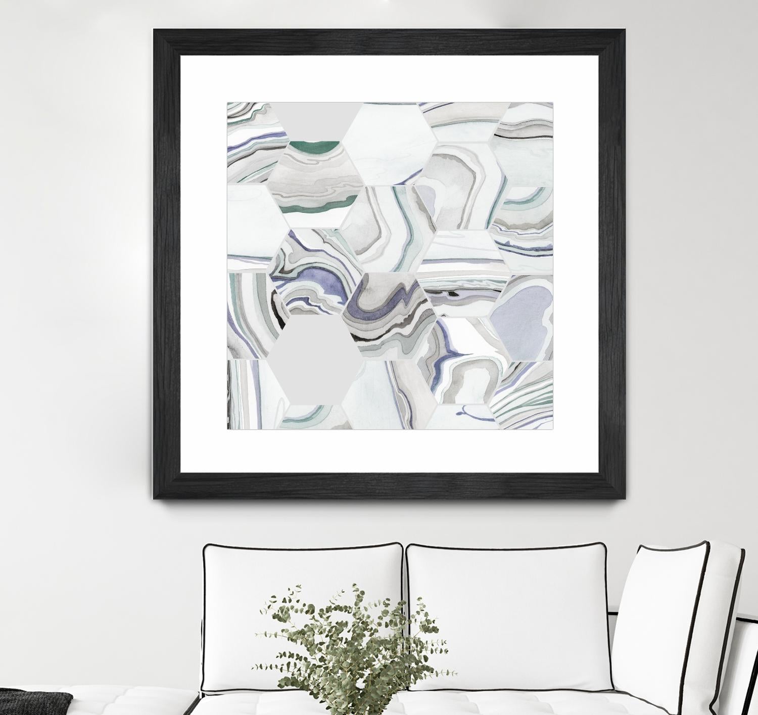 Tranquil Tide I by Grace Popp on GIANT ART - pink abstract