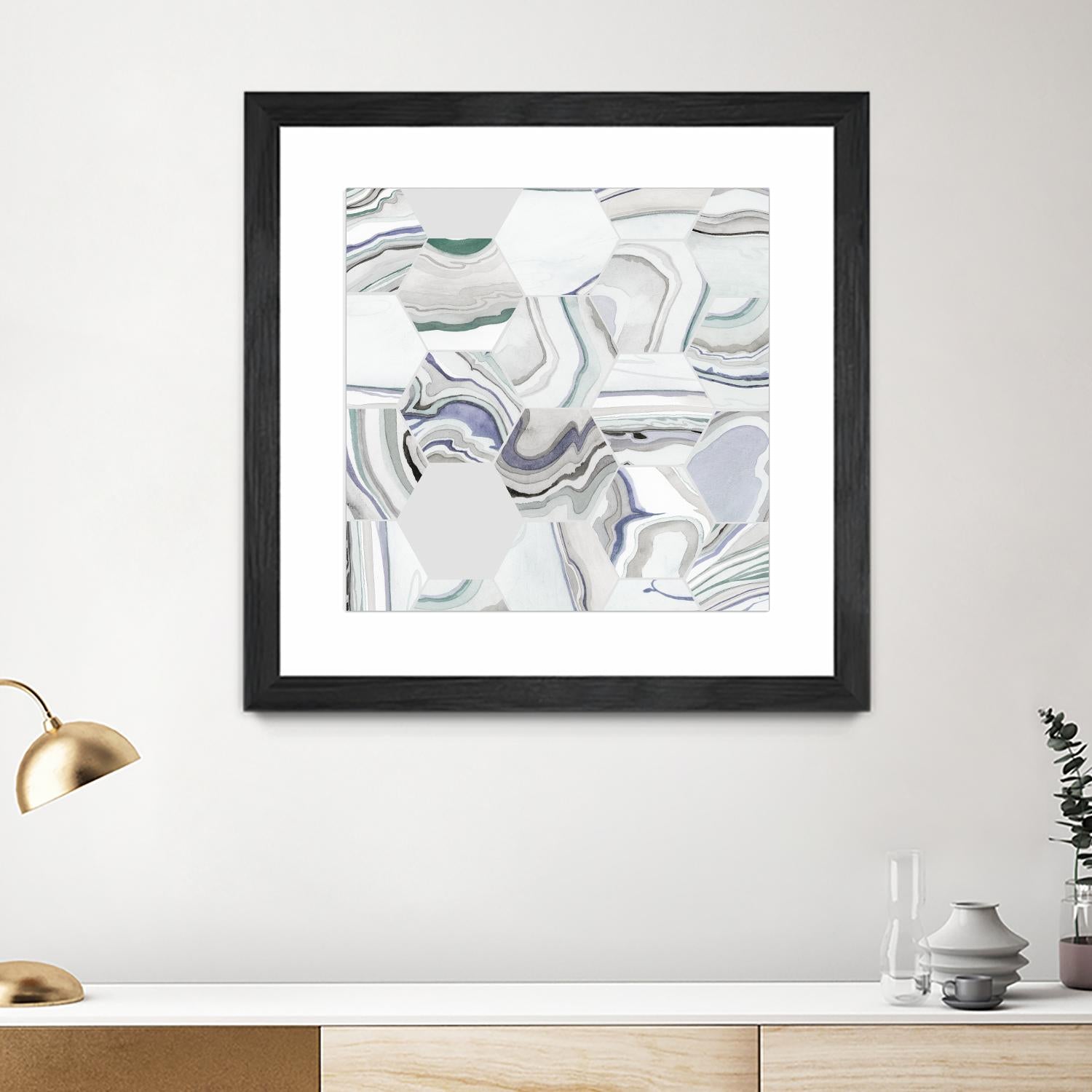 Tranquil Tide I by Grace Popp on GIANT ART - pink abstract