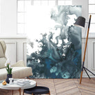 Indigo Tempest I by June Erica Vess on GIANT ART - green abstract