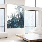 Indigo Tempest I by June Erica Vess on GIANT ART - green abstract