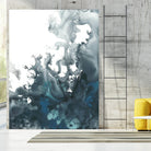 Indigo Tempest I by June Erica Vess on GIANT ART - green abstract