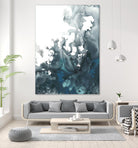 Indigo Tempest I by June Erica Vess on GIANT ART - green abstract