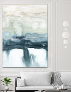 Organic Cascade II by Grace Popp on GIANT ART - blue abstract