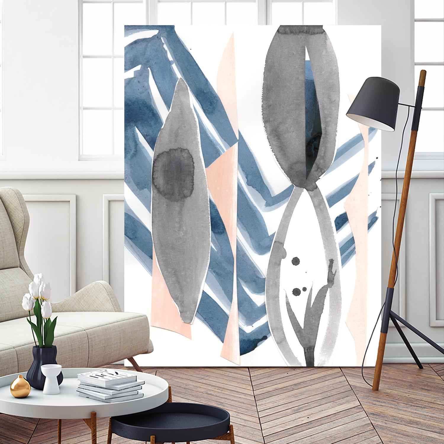 Oceana I by Ren�e W. Stramel on GIANT ART - blue abstract