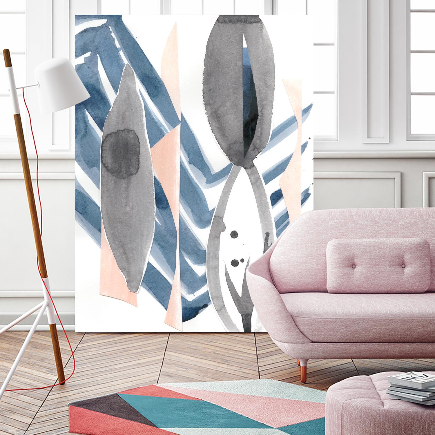 Oceana I by Ren�e W. Stramel on GIANT ART - blue abstract