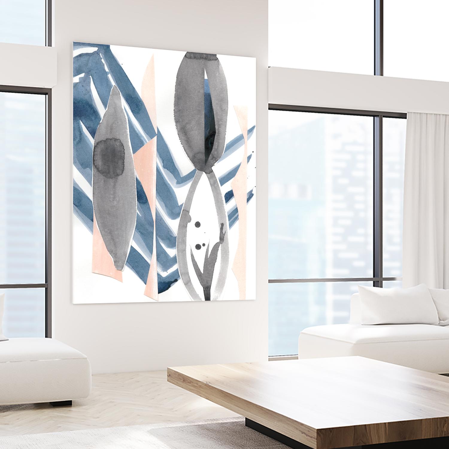 Oceana I by Ren�e W. Stramel on GIANT ART - blue abstract